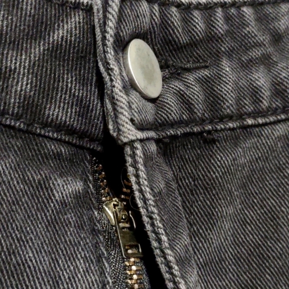 Black Goth Rock and roll emo pants black denim jeans for men size XL - Picture 7 of 14